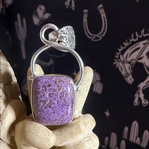 Purpurite Pendent
.925 Sterling Silver
